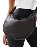 adidas Training cross body nylon bag in dark grey