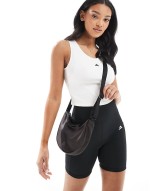 adidas Training cross body nylon bag in dark grey