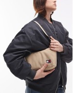 daily shoulder bag in beige