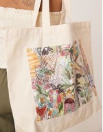 Isabelle Pennington-Edmead canvas bag in sanctuary print