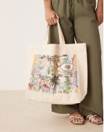 Isabelle Pennington-Edmead canvas bag in sanctuary print